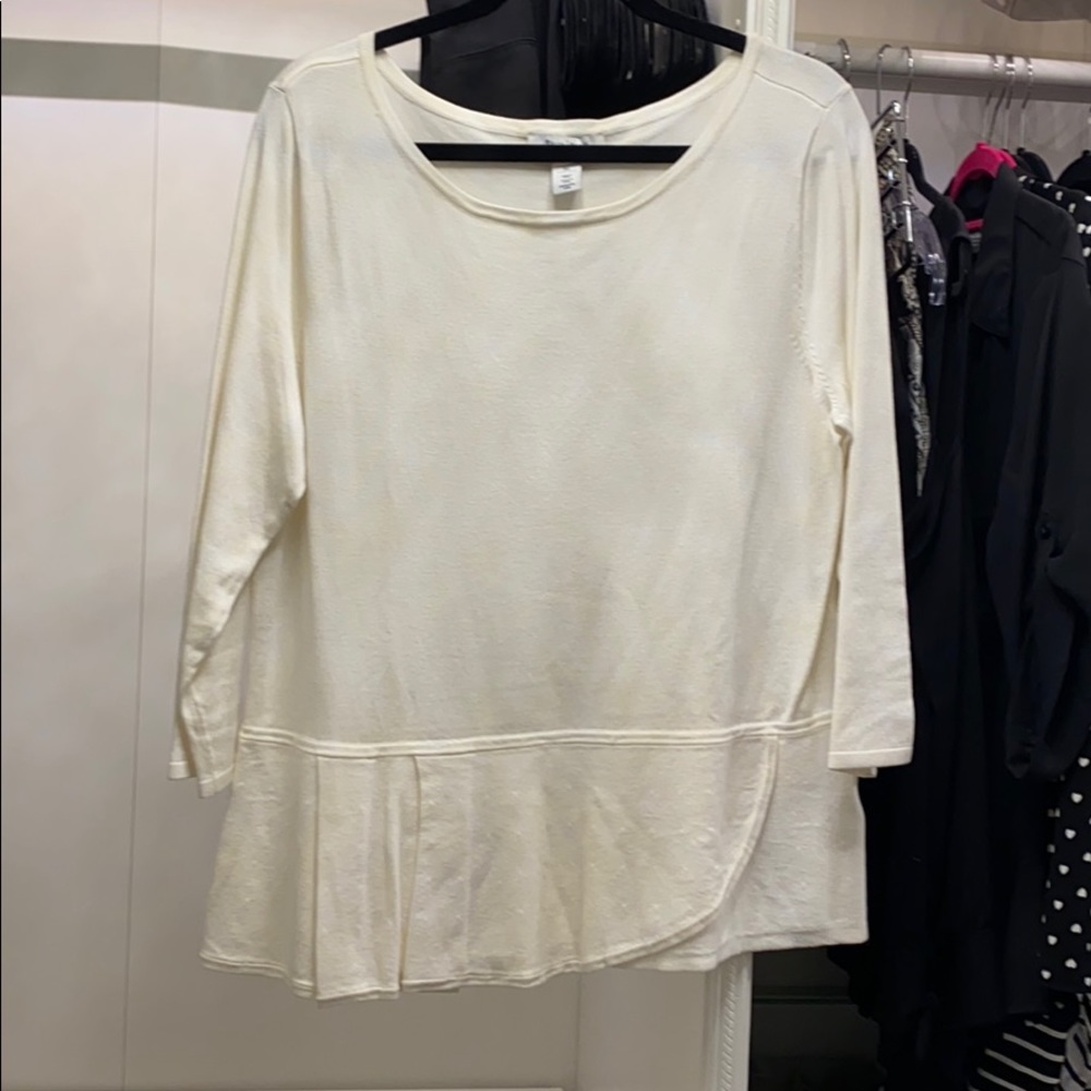 Knit Peplum blouse